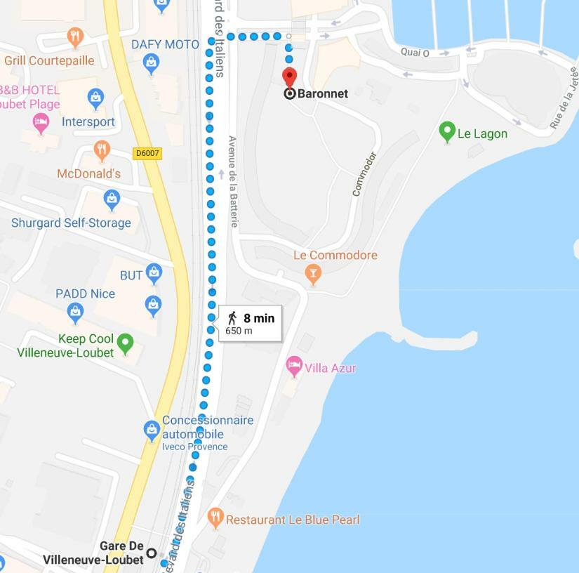 Venus - Climatise - Marina Baie Des Anges Lägenhet Villeneuve-Loubet Exteriör bild